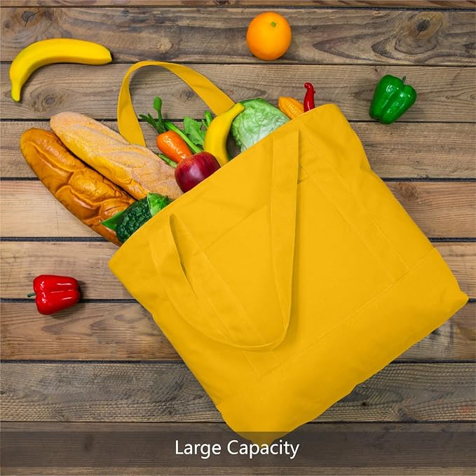 TOPDesign 1-Pack Canvas Tote Bags - Image 4