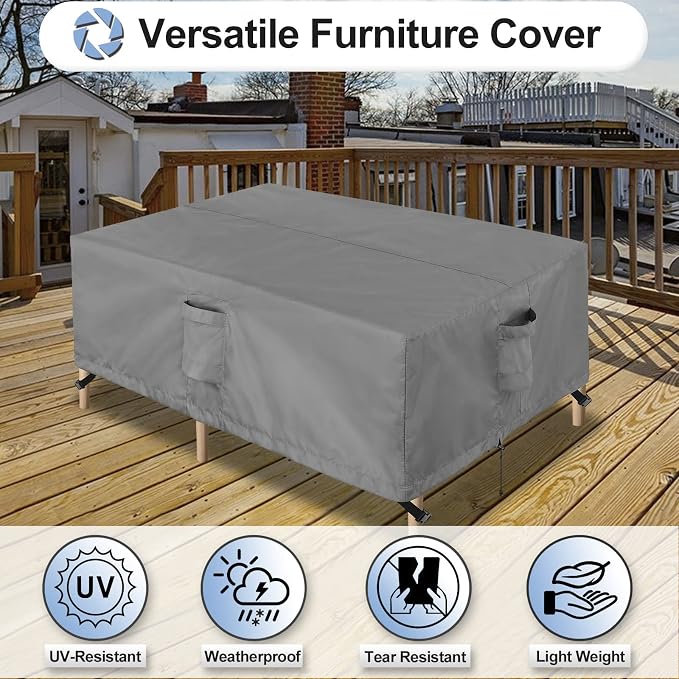 OutdoorLines Outdoor Waterproof Patio Table Furniture Set Covers - Image 4