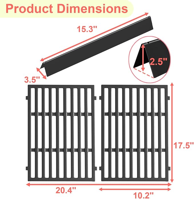 Spirit 200 Grill Grates 7635 Flavorizer Bars - Image 5