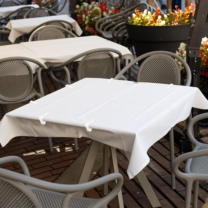 uxcell 32 Pack Plastic Tablecloth Clips, Table Cloth Cover Clamps Windproof - Image 7