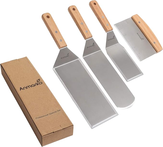 Stainless Steel Metal Spatula Set - Image 6