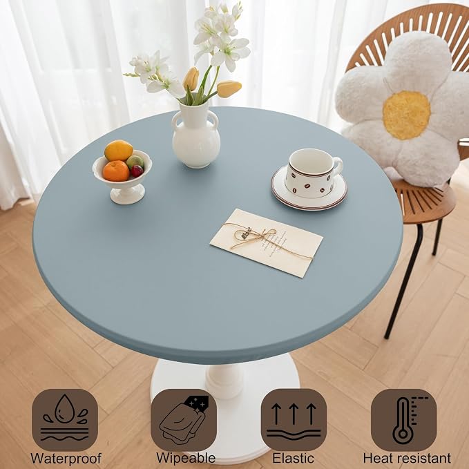 Round Fitted PU Tablecloth - Image 2