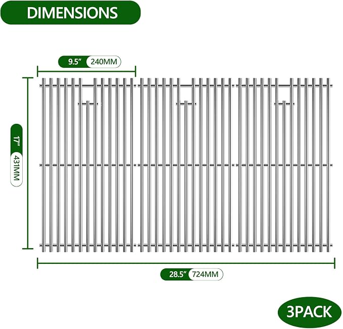 Grill Grate for Charbroil Tru Infrared 4 Burner 463242715 463242716 463276016 - Image 2