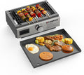 CAMPLUX Propane Gas Griddle Grill Combo 11, 000 BTU, Portable Camping Griddle by CAMPLUX