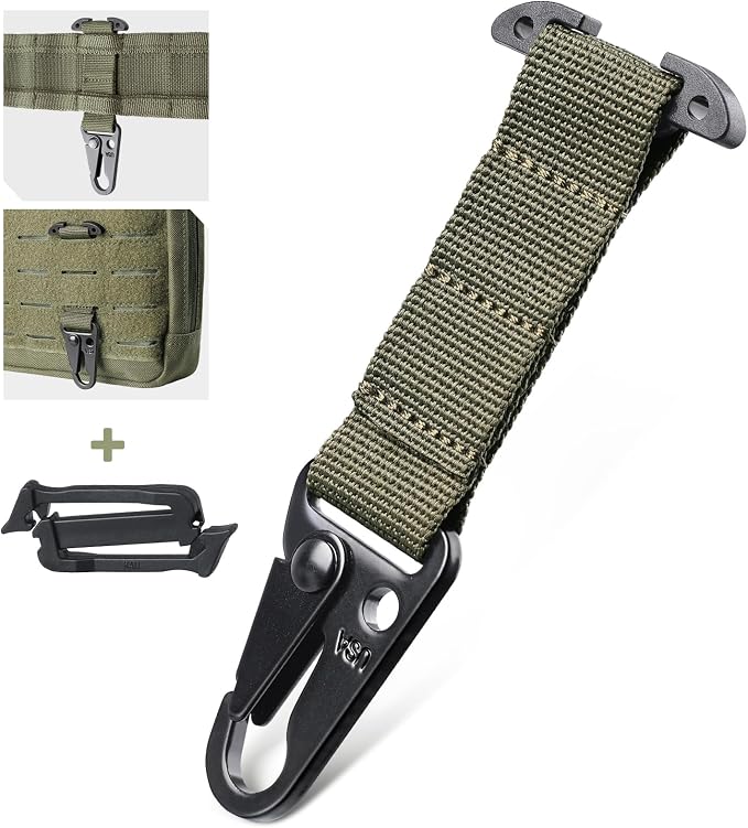 LIVANS Molle Belt Clip Key Holder Tactical Battle Belt Plate Carrier Vest by LIVANS