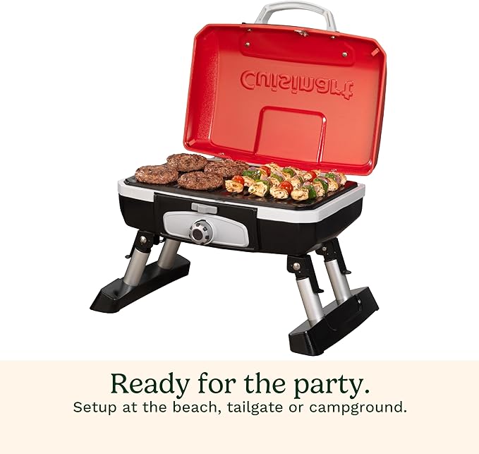 Cuisinart Petite Gourmet Portable Gas Grill, Compact Portable Grill Propane - Image 3