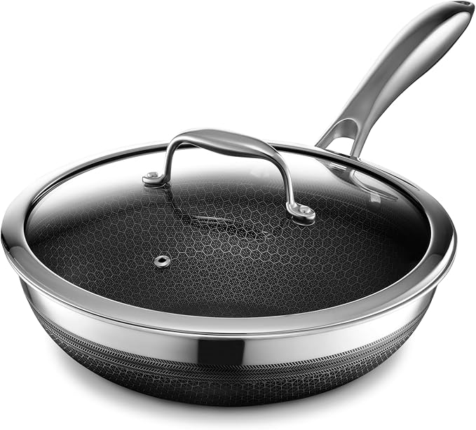 HexClad Hybrid Nonstick 10-Inch Wok by HexCladHybridCookware