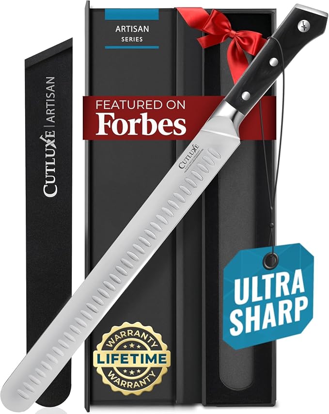 Cutluxe Brisket Knife – 12" Carving & Slicing Knife by Cutluxe