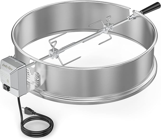 Onlyfire Stainless Steel Rotisserie Ring Kit Barbecue Accessories by onlyfire