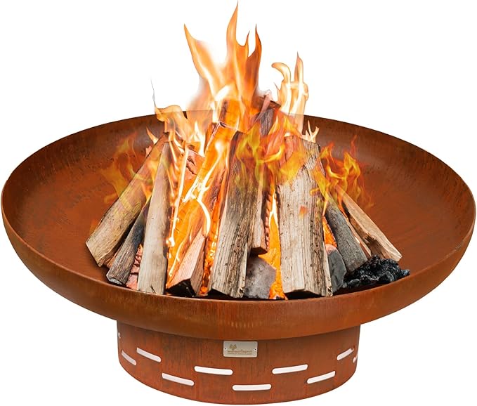 KOL 35" Dia. Heavy-Duty Fire Pit by KOL