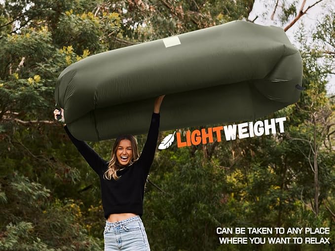 WEKAPO Inflatable Sun Lounger, Air Sofa, Waterproof and Leak-Proof, Picnics and - Image 3