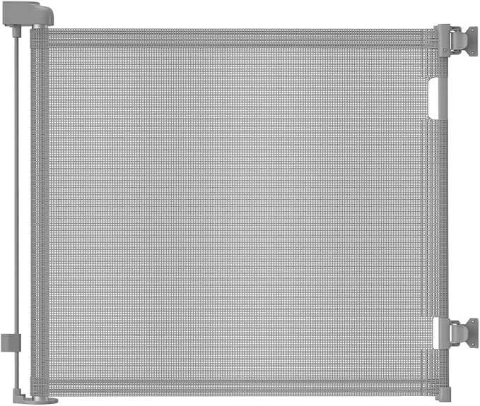 Retractable Baby Gate for Stairs & Doorways, Pet and Dog Safety Gate for by Zupetta