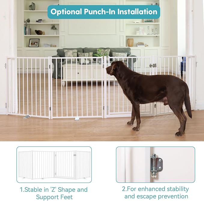 No Pawblems Free Standing Dog Gate - Image 4