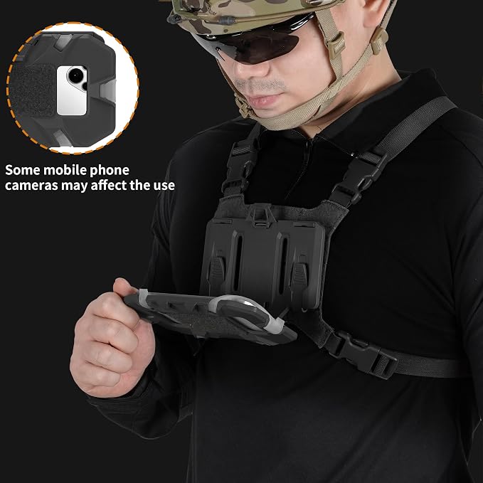 Tactical Molle Phone Holder for Plate Carrier Vest, Quick Release & Adjustable - Image 6