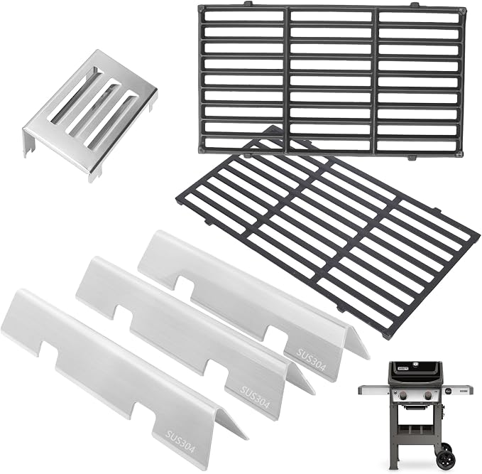 GS4 Spirit 2 Grill Parts for Weber Grill Parts Spirit II 200 SER, Replacement by PETKAO