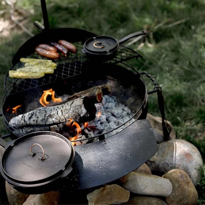 Barebones Cowboy Fire Pit Grill Side Table 23-Inch - Image 6