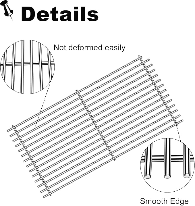 Grill Grates Replacement for DCS Grill Parts 54801 DCS 36, BGA36-BQARL - Image 3