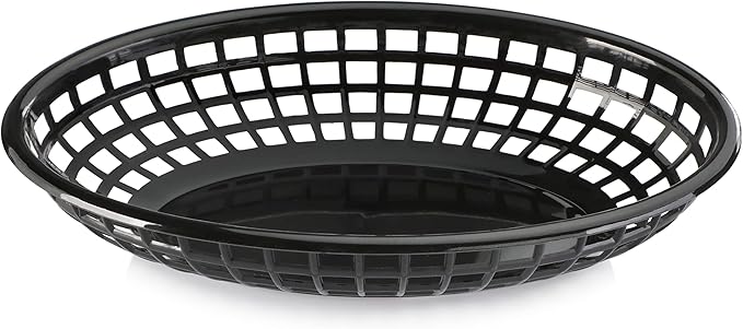 New Star Foodservice 44140 Fast Food Baskets, 9 1/4-Inch x 6-Inch Oval - Image 3