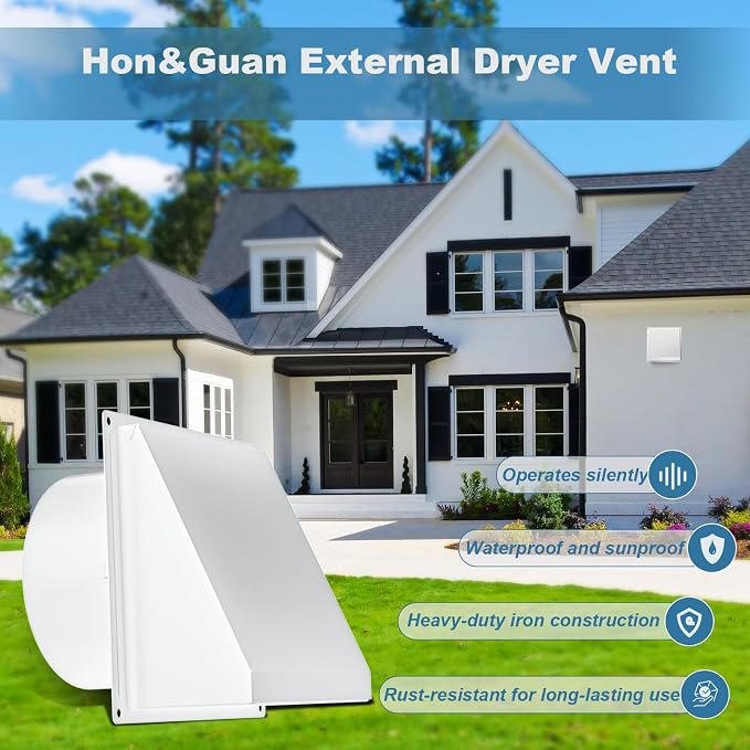 Hon&Guan Dryer Vent Cover Outside - Image 4
