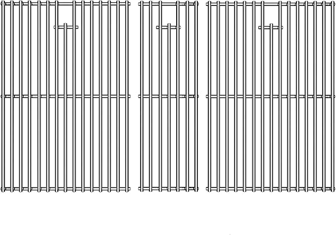 Cooking Grates for Nexgrill 720-0882A Evolution Infrared Plus 5-Burner by LOCVCDA