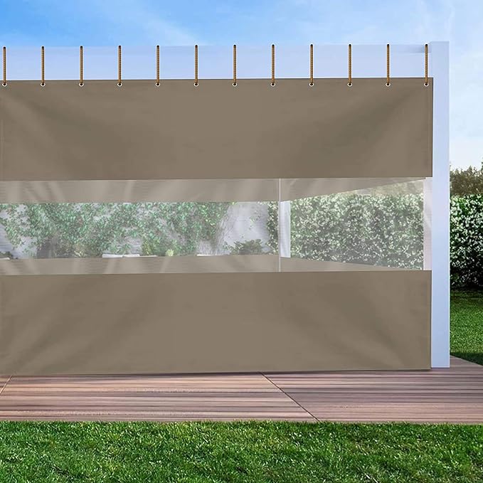 Covers & all Outdoor Clear Panel Curtain, 12 oz Vinyl Outdor Curtains - Image 5