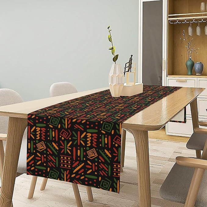 African Tribal Table Runner - Image 3