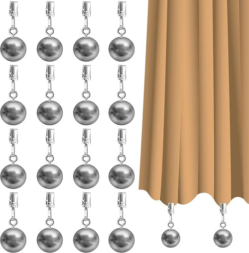 16 Pack Outdoor Curtain Weights, Heavy Duty Drapery Weights by Yteseery