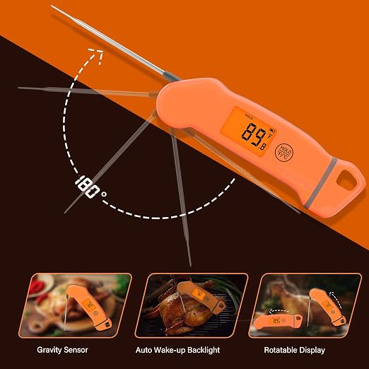 Inkbird Rechargeable Meat Thermometer IHT-1S, Instant Read Meat Thermometer - Image 7