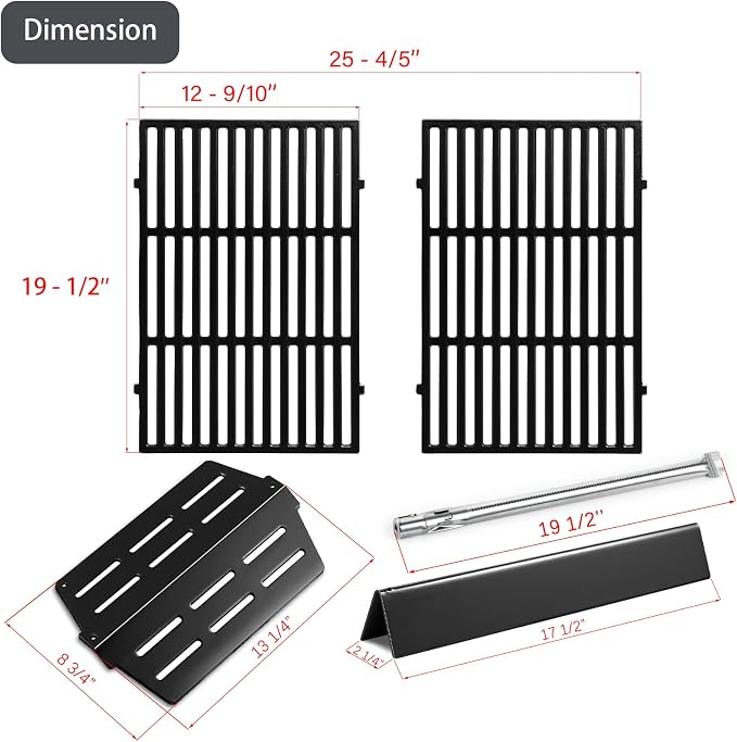 Genesis 7524 Grates 7620 7621 Flavorizer Bars 65505 Heat Deflectors 62752 - Image 2