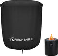 Porch Shield Fade Resistant Round Patio Fire Column Cover 24 inch Waterproof by PorchShield