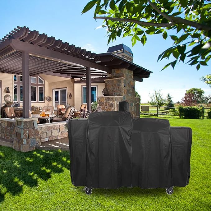 ZJYWSCH Grill Cover for Pit Boss Platinum KC Combo Wood Pellet & Gas Grill - Image 7