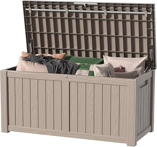 120 Gallon Outdoor Storage Box – Resin Deck Box by ATMELT