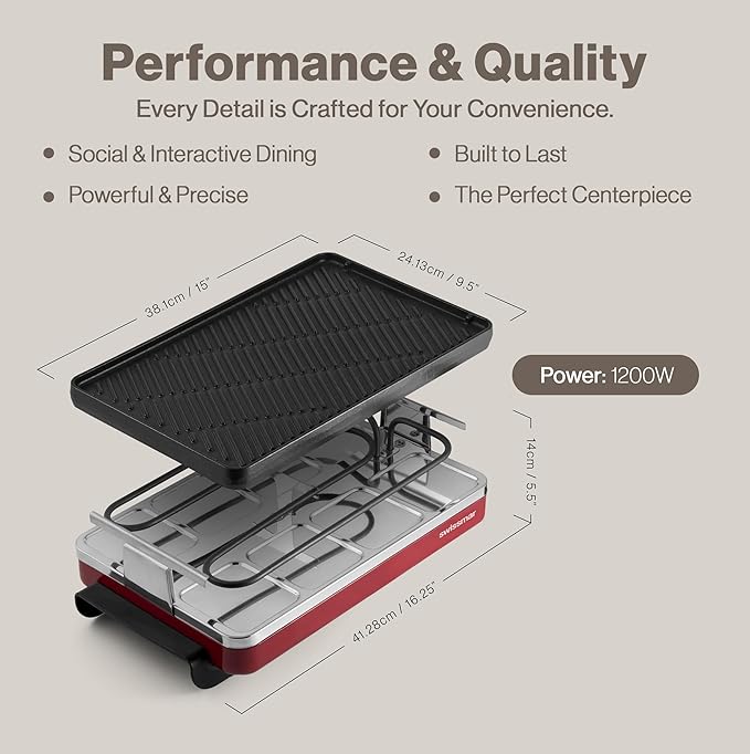 Swissmar Classic 8-Person Raclette Party Grill - Image 5