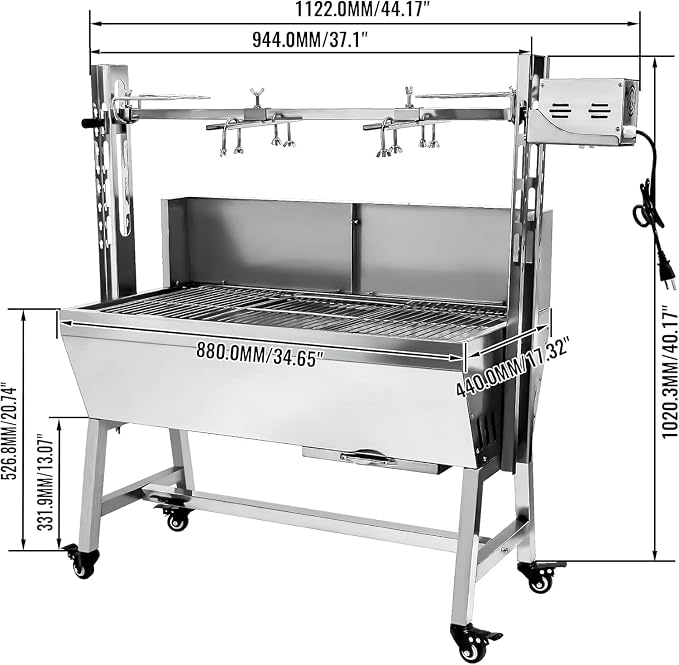 Electric Rotisserie Grill Kit - Image 2
