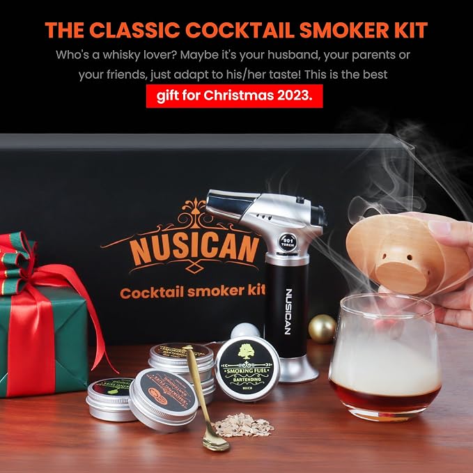 Cocktail Smoker Kit with Torch, 6 Flavors Wood Chips - Image 7