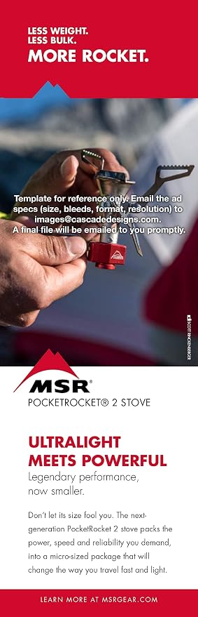 MSR PocketRocket 2 Ultralight Camping and Backpacking Stove - Image 8