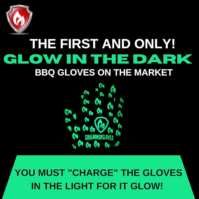 Grill Armor Oven Gloves – 932°F Heat, Fire & Cut Resistant Mitts - Image 2