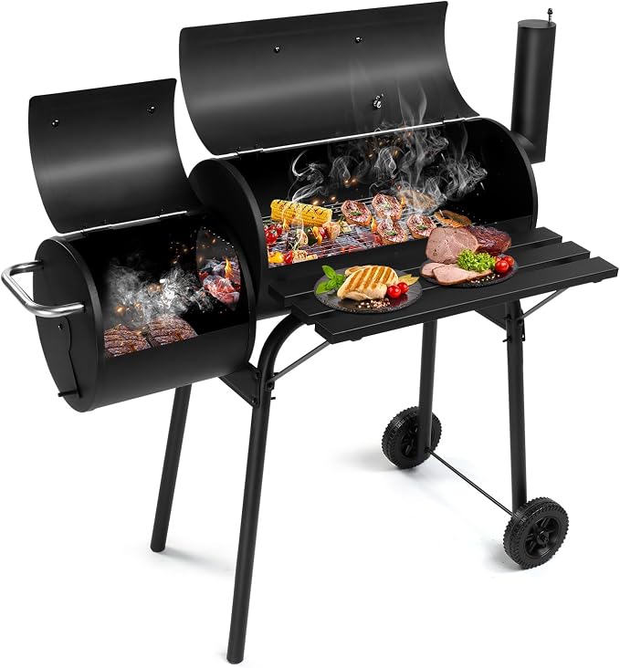 VINGLI Barrel Charcoal Grill by VINGLI