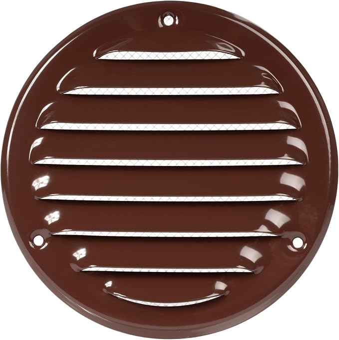 Repa Market 4 Inch Air Vent Covers/Brown Galvanized Steel Return Air Grille/AC by RepaMarket