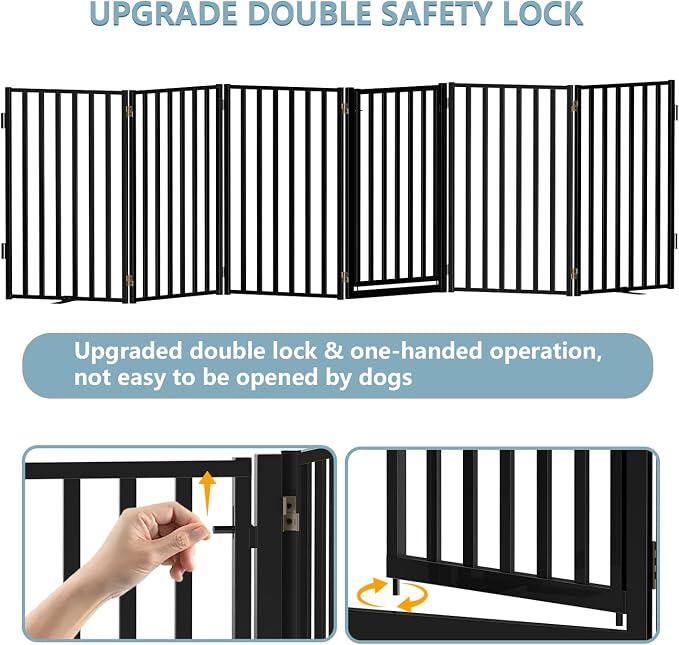 Full Metal Freestanding Dog Gates - Image 5