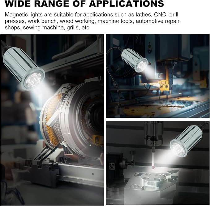 15W Magnetic Work Light, LED Machine Light - Image 8