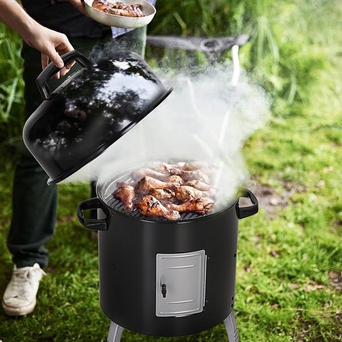 Sophia & William 17" Vertical Charcoal Smoker Grills - Image 7