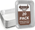 20-Pack Aluminum Grill Drip Pans by BMMXBI