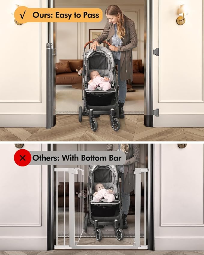 Retractable Baby Gate for Stairs & Doorways, Pet and Dog Safety Gate for - Image 6