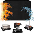 24×31 inches Under Grill Mats for Outdoor Grill, Tabletop Heat Resistant Fire by SKABLIX
