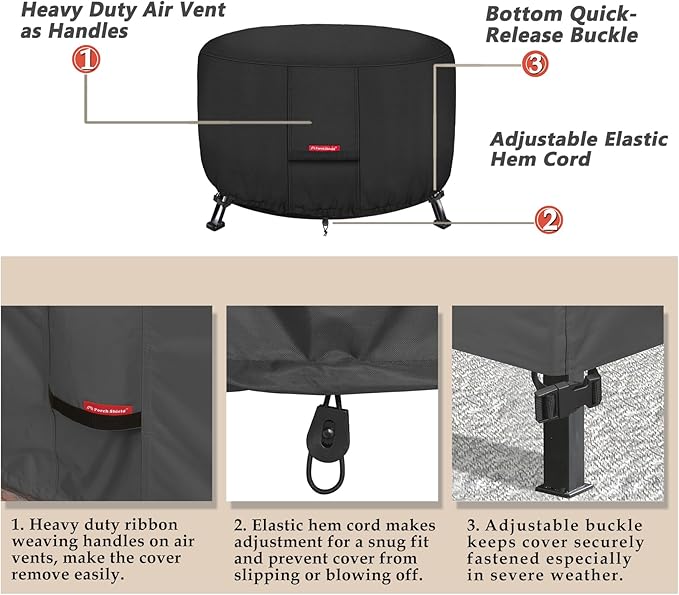 Porch Shield Fire Pit Cover - Image 5