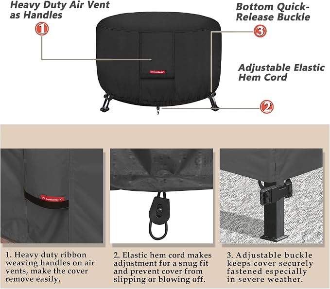 Porch Shield Fire Pit Cover - Image 5