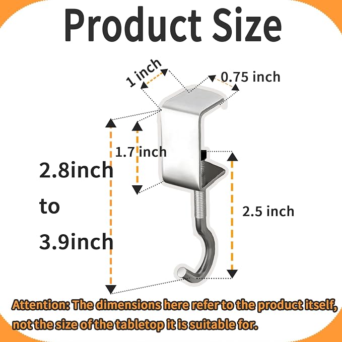 6 Packs Adjustable Tablecloth Clips - Image 4