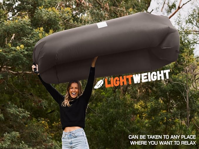 WEKAPO Inflatable Sun Lounger, Air Sofa, Waterproof and Leak-Proof, Picnics and - Image 3