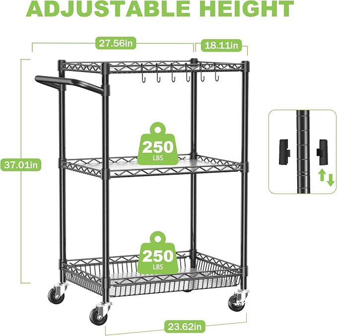 Rolling Utility Storage Carts - Image 3